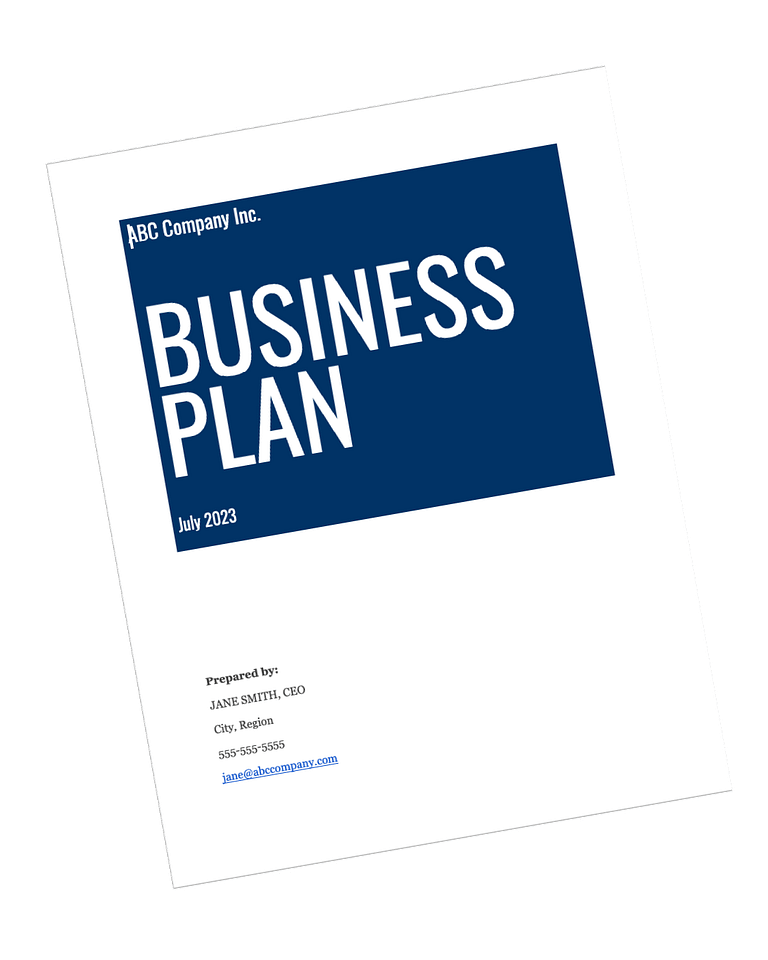 Classic Business Plan Template
